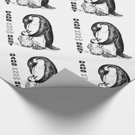 Vater kennen das Beste Geschenkpapier (Ecke)