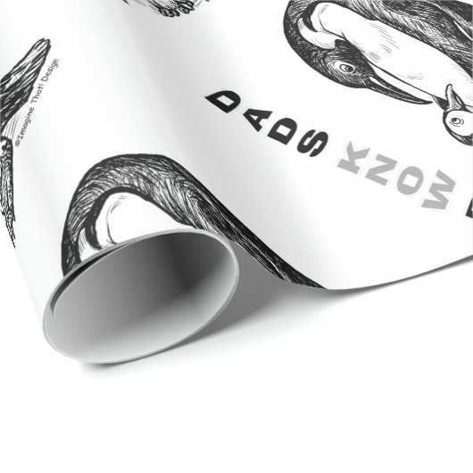 Vater kennen das Beste Geschenkpapier (Rolleneckpunkt)