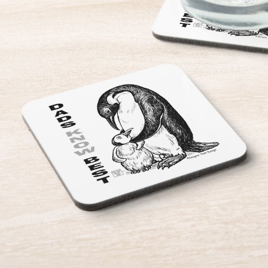 Vater kennen das Beste Getränkeuntersetzer (Linke Seite)