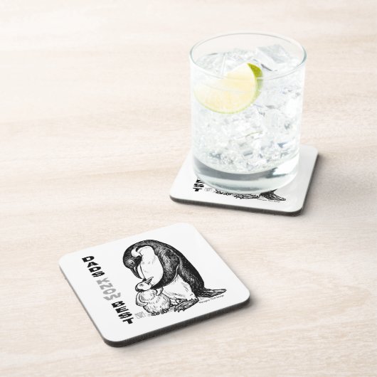 Vater kennen das Beste Getränkeuntersetzer (Rechte Seite)