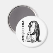 Vater kennen das Beste Magnet (Vorderseite/Rückseite)