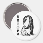 Vater kennen das Beste Magnet (Vorderseite/Rückseite)