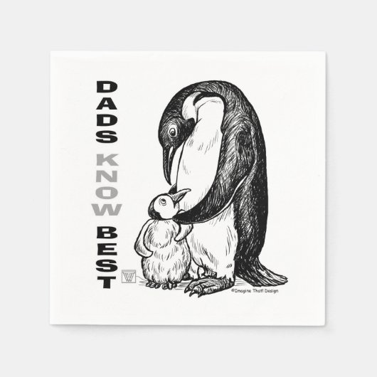 Vater kennen das Beste Serviette (Vorderseite)