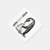 Vater kennen das Beste Serviette (Ecke)