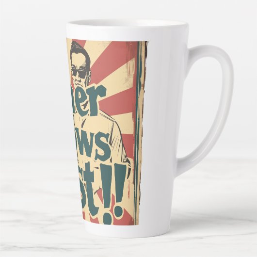 Vater kennt beste digitale Kunst Milchtasse (Rechts)