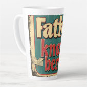 Vater kennt beste digitale Kunst Milchtasse (Linke Ecke)