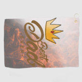 Vater kennt das beste Vater-Golfhandtuch Golfhandtuch (Horizontal)