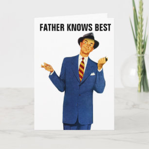 VATER KENNT DIE BESTEN VATER-TAGSKARTEN FÜR VATER KARTE