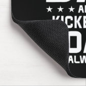 Vater Kickbox-Trainer immer recht Kickbox-Trainer Mousepad (Ecke)