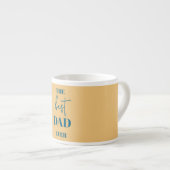 Vater & Kind Foto - Herzrahmen Bester Vater für je Espressotasse (Vorderseite Rechts)