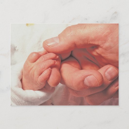 Vater-Kind Postkarte (Vorderseite)