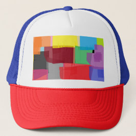 Vater, Kinder & Kinder abstrakt Trucker-Mütze Truckerkappe