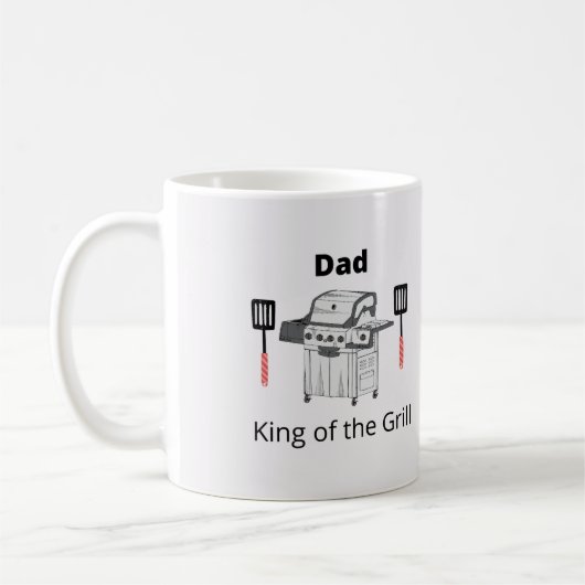 Vater King of the Grill Kaffeetasse (Links)