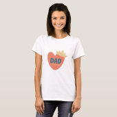 Vater King, Vater's Day, Bester Vater aller Zeiten T-Shirt (Vorne ganz)
