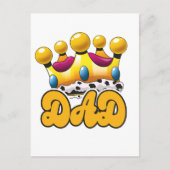 Vater Kings Crown Postkarte (Vorderseite)