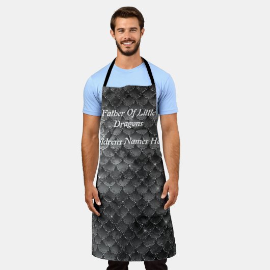 Vater kleiner Drachen Schürze (Getragen)
