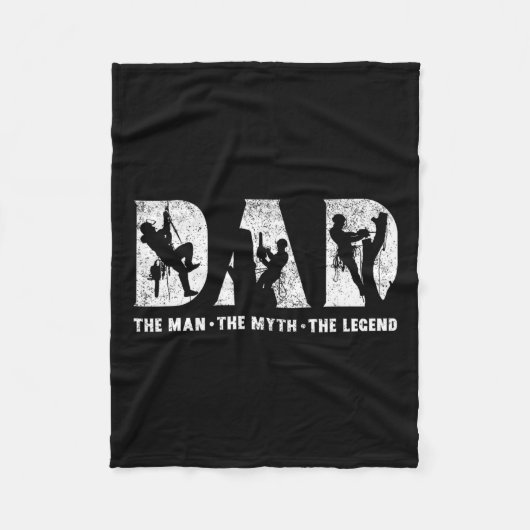 Vater klettern Der Mensch Der Mythos Der legendäre Fleecedecke (Vorderseite)