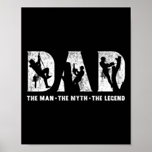 Vater klettern Der Mensch Der Mythos Der legendäre Poster