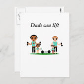 Vater können steigen postkarte (Vorne/Hinten)