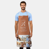Vater Kopf Koch Grillen Grill Multi Foto Terracott Schürze (Getragen)