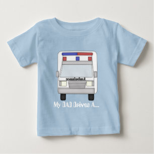 Vater Krankenwagen Fahrer Baby Junge T - Shirt