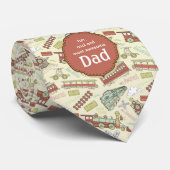 Vater Krawatte (Gerollt)