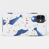 Vater Krawatte blau Case-Mate iPhone Hülle (Rückseite (Horizontal))