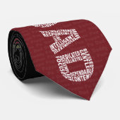 Vater-Krawatte-Fotovorlage - Drei Fotos Krawatte (Gerollt)