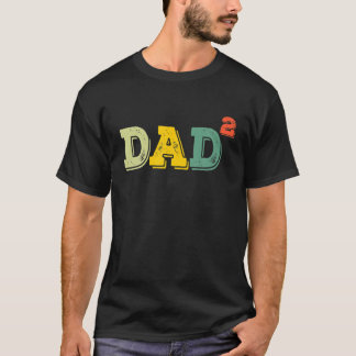Vater kubierte Vater von 2 Kindern Elternzeit Vate T-Shirt