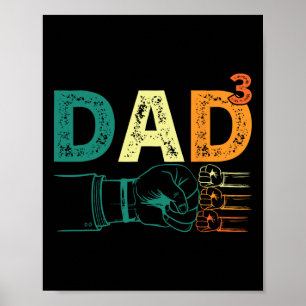 Vater kubierter Vater von drei Männern Zitat Weihn Poster