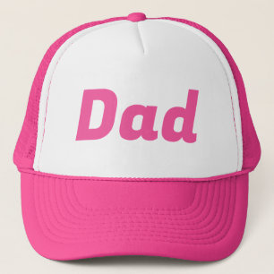 Vater KUNSTBAR Rosa und Weiß Truckerkappe