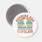 Vater laufen wie ein normaler Vater, aber Cooler Magnet (Vorderseite/Rückseite)