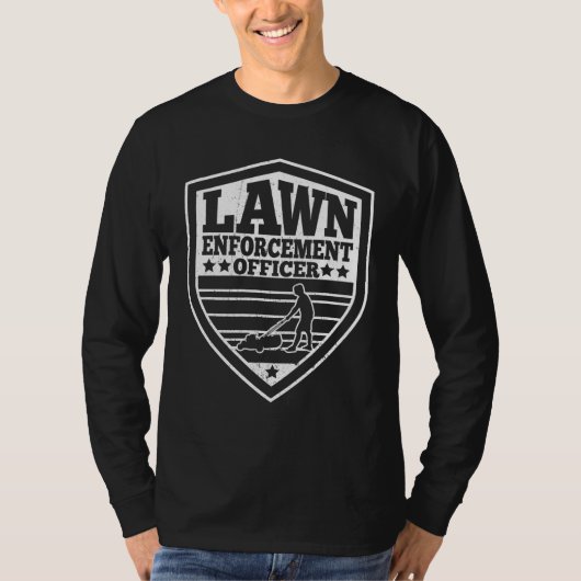 Vater Lawn Mowing, Beauftragter für die Kontrolle T-Shirt (Vorderseite)
