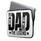 Vater Legend Man Laptopschutzhülle (Vorderseite Links)