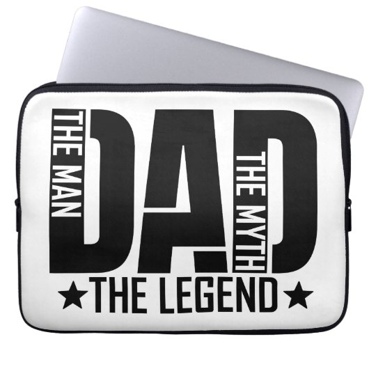 Vater Legend Man Laptopschutzhülle (Vorderseite)