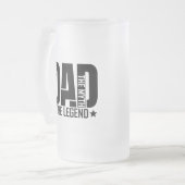 Vater Legend Man Mattglas Bierglas (Vorderseite Links)