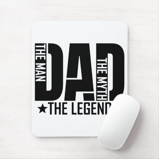 Vater Legend Man Mousepad (Mit Mouse)