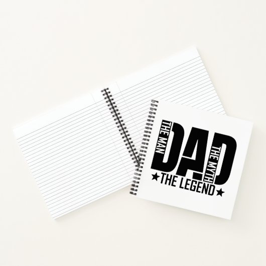 Vater Legend Man Notizblock (Innenseite)