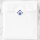 Vater Legend Man Runder Aufkleber (Tasche)