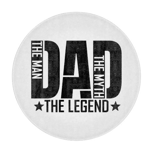 Vater Legend Man Schneidebrett (Vorderseite)
