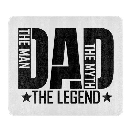 Vater Legend Man Schneidebrett (Vorderseite)