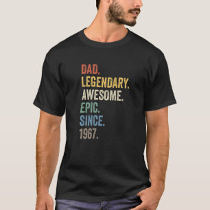 Vater Legendary Phantastisch Epic Seit 1967 Vintag T-Shirt