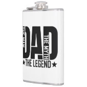 Vater Legende Mann Flachmann (Links)