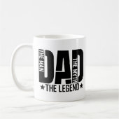 Vater Legende Mann Kaffeetasse (Links)