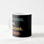 Vater-Lehrer Legend Funny Professors Kaffeetasse (Vorderseite Links)
