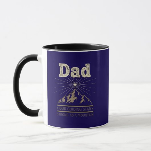Vater Leitstern Berg Tasse (Links)