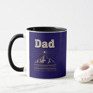 Vater Leitstern Berg Tasse