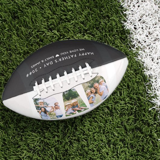 VATER Letter Cutout-BildCollage Benutzerdefinierte Football