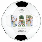 VATER Letter Cutout-BildCollage Benutzerdefinierte Fußball (Vorderseite)