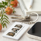 VATER Letter Foto Collage Schlüsselanhänger (Vorderseite rechts)